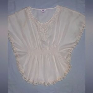 5 FOR $25 WITH 5 FOR $25 ITEMS ONLY SMALL CANDIE'S CREAM BLOUSE